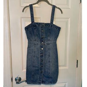 South moon under denim dress